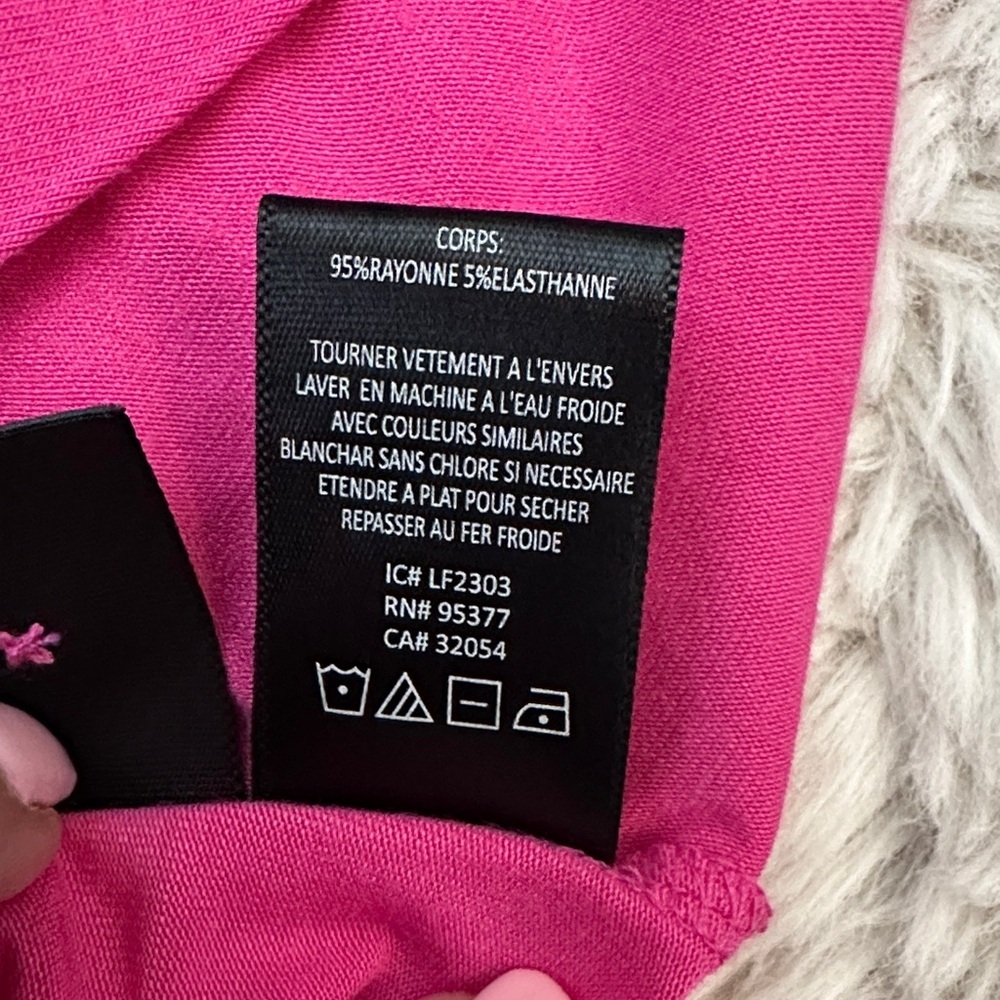 NWT From Anthropologie- XL Sanctuary Dream Vibrant Pink Ruched Button up top - Picture 12 of 12